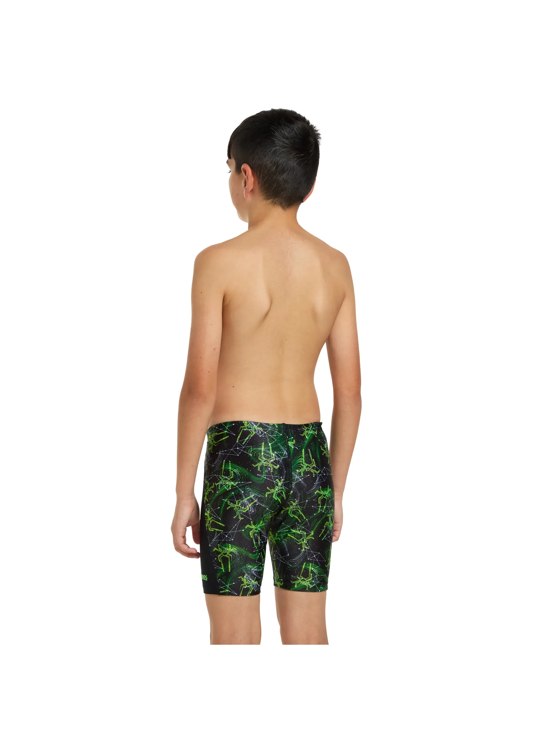 Sale,Clearance, view full size image of Front view of Product detail - Junior Boys Spike Green Cruise Mid Jammer SPKG