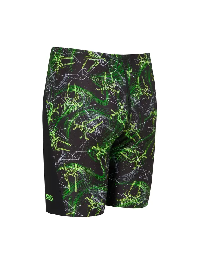 Sale,Clearance, view full size image of Front view of Product detail - Junior Boys Spike Green Cruise Mid Jammer SPKG