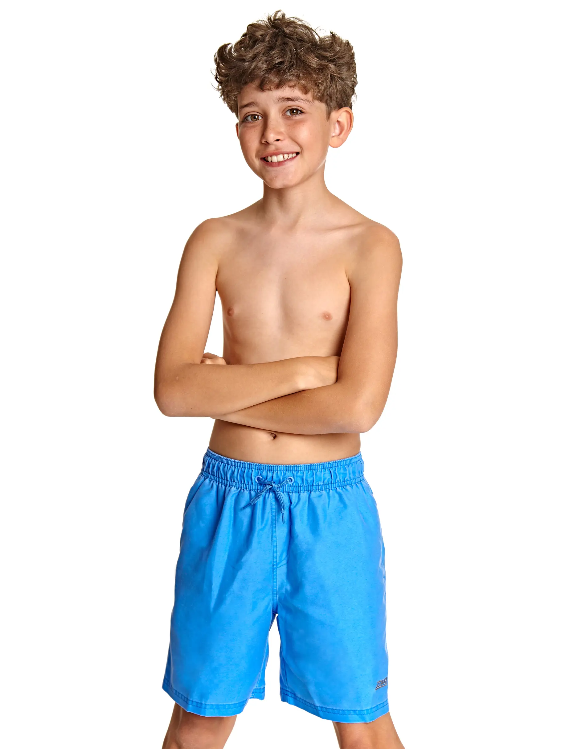 Out of Stock, Ansicht Großes Bild der Vorderseite Product detail - Junior Boys Mosman Washed 15'' Shorts blue
