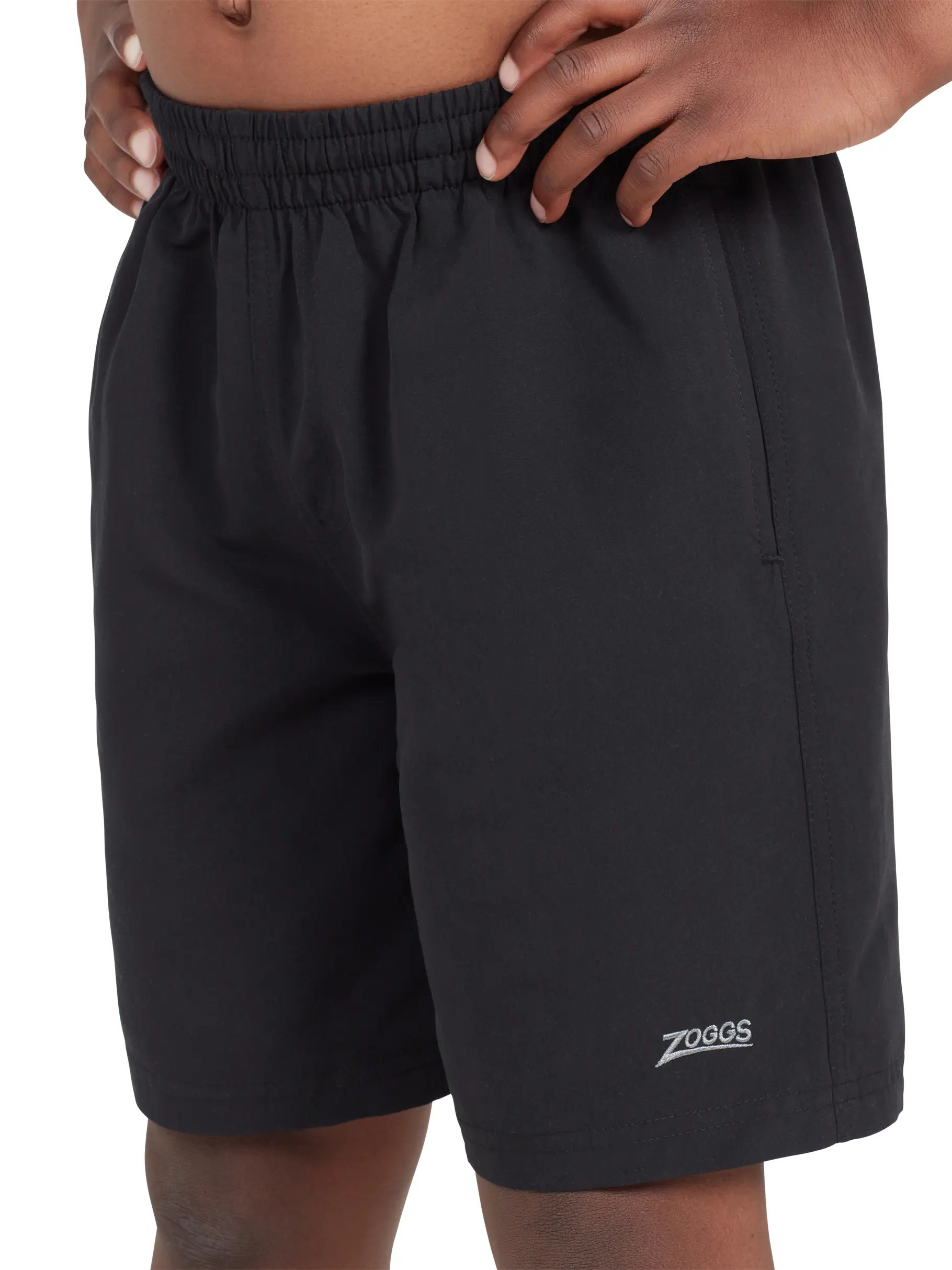 Out of Stock, Ansicht Großes Bild der Vorderseite Product detail - Boys Penrith 15 Inch Length Shorts - Ecodura black
