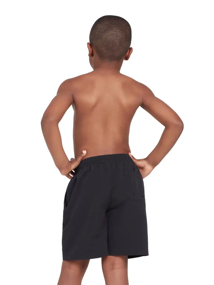 , view full size image of Front view of Product detail - Boys Penrith 15 Inch Length Shorts - Ecodura black