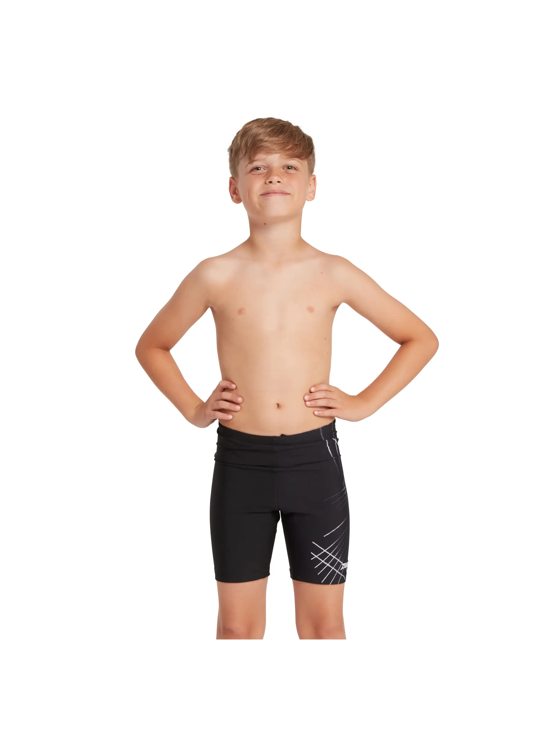 , view full size image of Front view of Product detail - Boys Etch Mid Jammer black