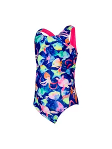 Display front view 1 of Product detail - Girls Bubbles Actionback One Piece BUBB