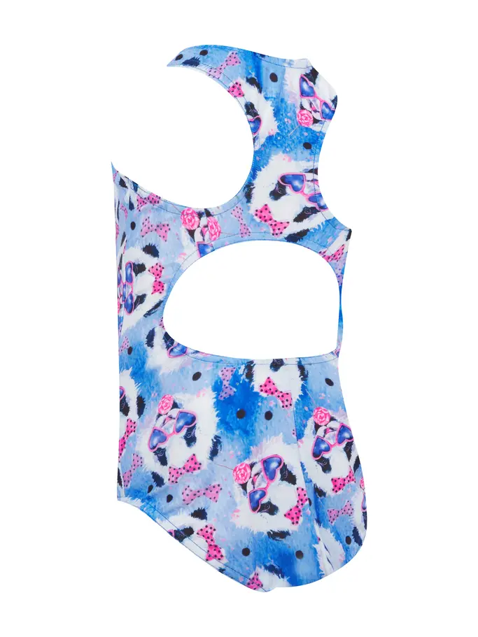Party Panda Print Actionback Swimsuit