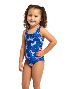 Display front view 5 of Product detail - Girls Pegaso Actionback Swimsuit PEGA