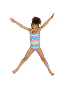 Display front view 6 of Product detail - Girls Skydream Actionback Swimsuit SKDR