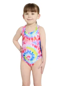 Display front view 2 of Product detail - Girls Twister Actionback One Piece Swimsuit TWIS