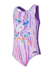 Display front view 1 of Product detail - Girls Unicorn Actionback One Piece Swimsuit UNIC