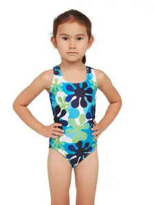 Display front view 2 of Product detail - Girls Wild Child Actionback One Piece Swimsuit WLCH