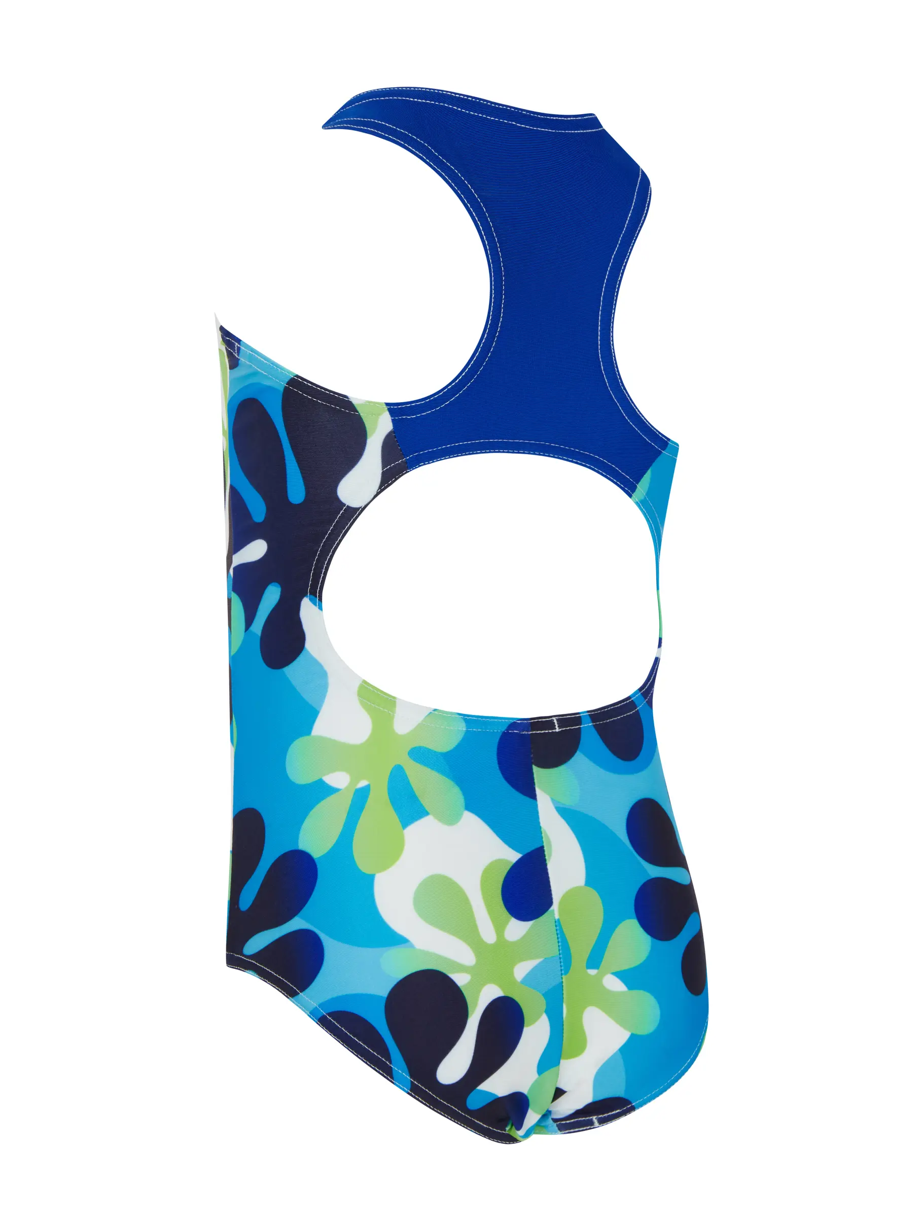 Sale, view full size image of Front view of Product detail - Girls Wild Child Actionback One Piece Swimsuit WLCH