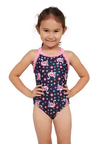 Display front view 1 of Product detail - Girls Daydream Crossback Swimsuit DDRM