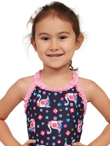 Display front view 4 of Product detail - Girls Daydream Crossback Swimsuit DDRM
