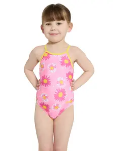 Display front view 2 of Product detail - Girls Holly Yaroomba Floral One Piece Swimsuit HOLL