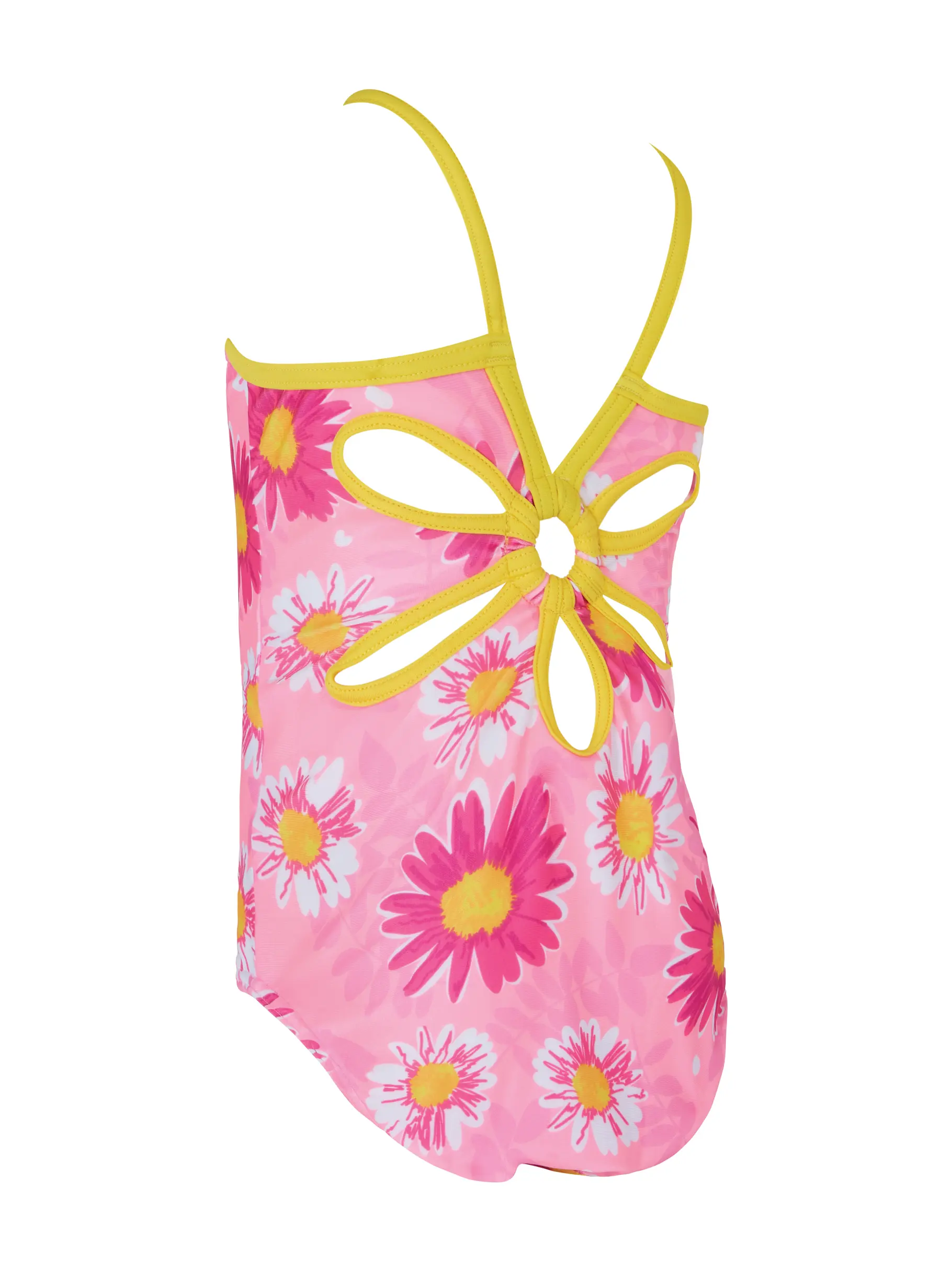 Sale,Clearance, view full size image of Front view of Product detail - Girls Holly Yaroomba Floral One Piece Swimsuit HOLL