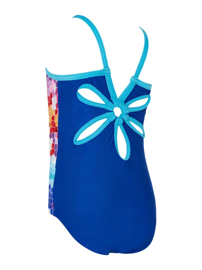 Sale, view full size image of Front view of Product detail - Girls Jigsaw Yarooma Floral One Piece Swimsuit JGSW