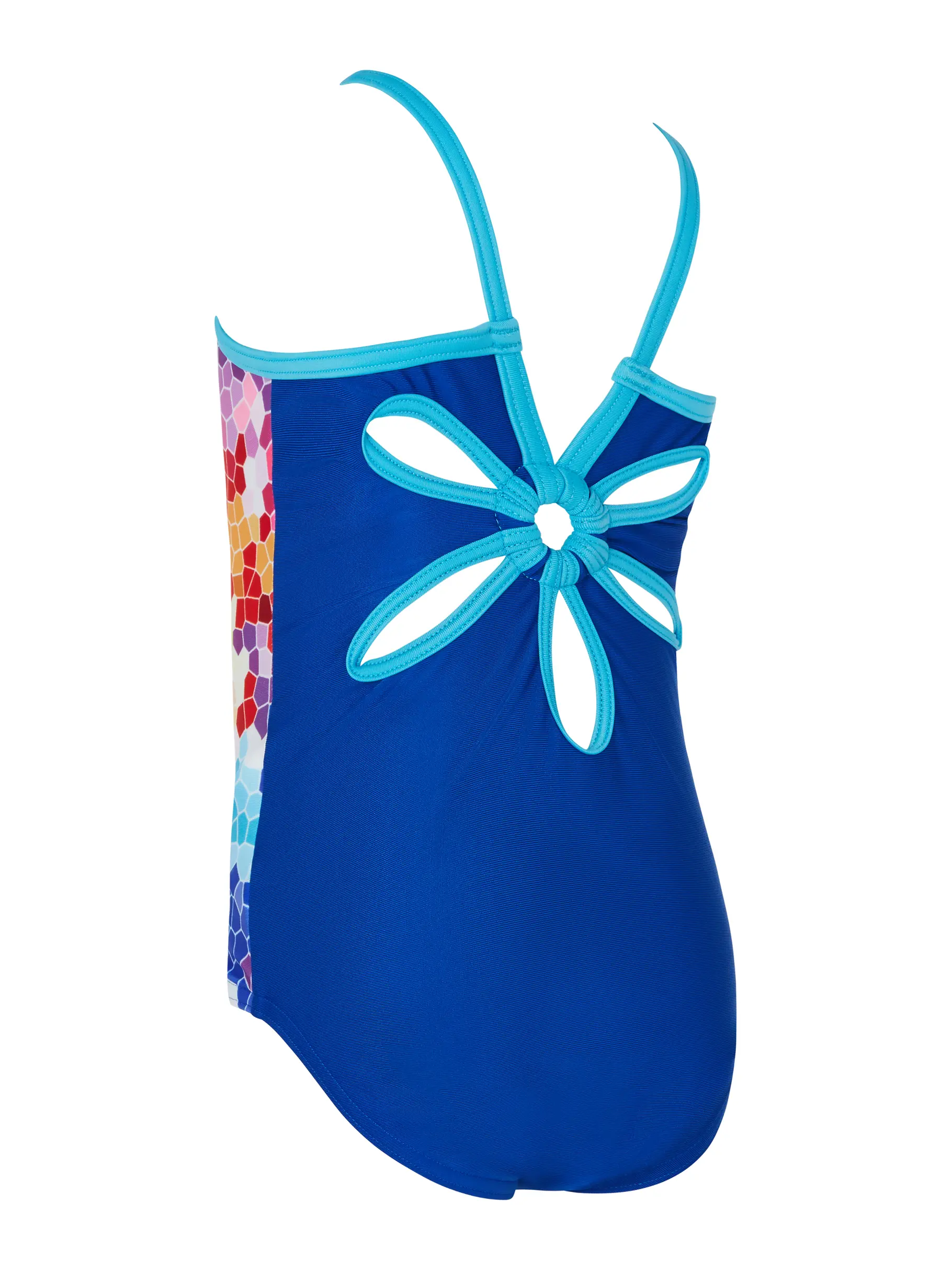 Sale, view full size image of Front view of Product detail - Girls Jigsaw Yarooma Floral One Piece Swimsuit JGSW