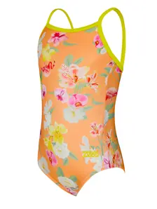Display front view 1 of Product detail - Girls Nirvana Yaroomba Floral One Piece Swimsuit NIRV