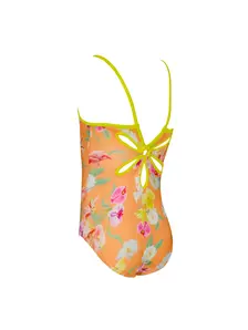 Display front view 4 of Product detail - Girls Nirvana Yaroomba Floral One Piece Swimsuit NIRV