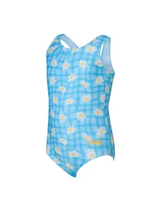 Display front view 7 of Product detail - Girls Daisy Check Scoopback Swimsuit DACH
