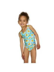 Display front view 6 of Product detail - Girls Daisy Scoopback Swimsuit DAIS