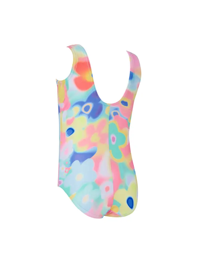 Sale,Clearance, view full size image of Front view of Product detail - Girls Maisie Scoopback One Piece MAIS