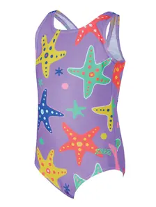 Display front view 1 of Product detail - Girls Stargaze Scoopback One Piece STAR