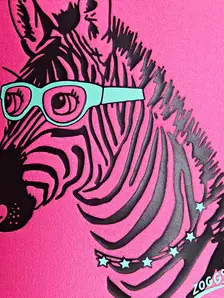 Display front view 3 of Product detail - Zebra Classicback pink