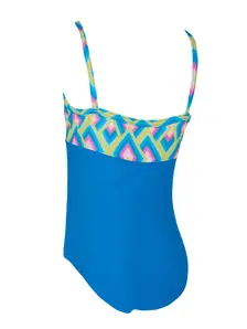 Display front view 5 of Product detail - Girls Xena Panel Classicback Swimsuit XENA