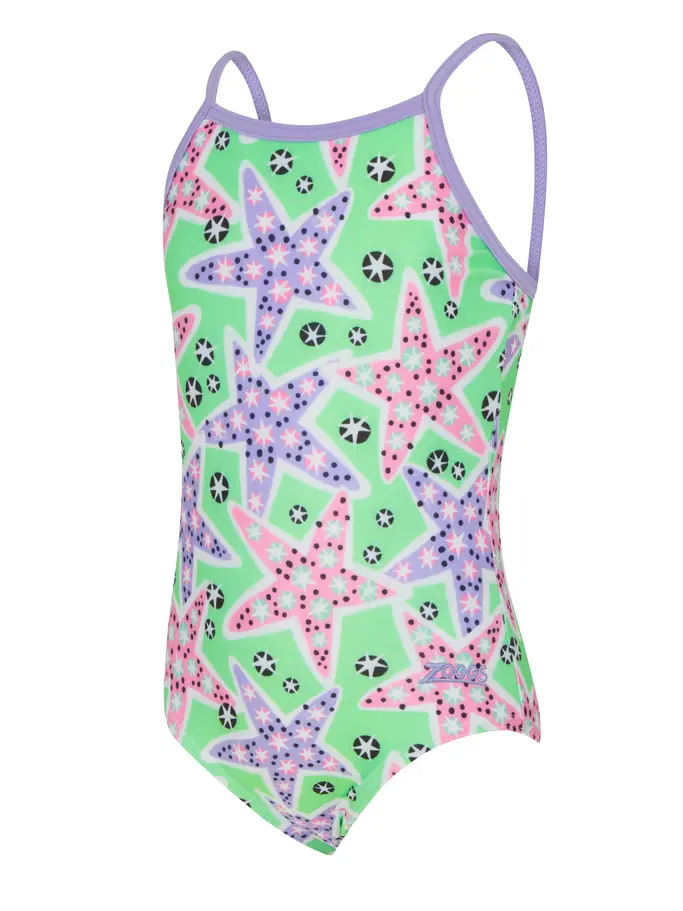 Clearance, view full size image of Front view of Product detail - Aster Mint Classicback Swimsuit ASMN