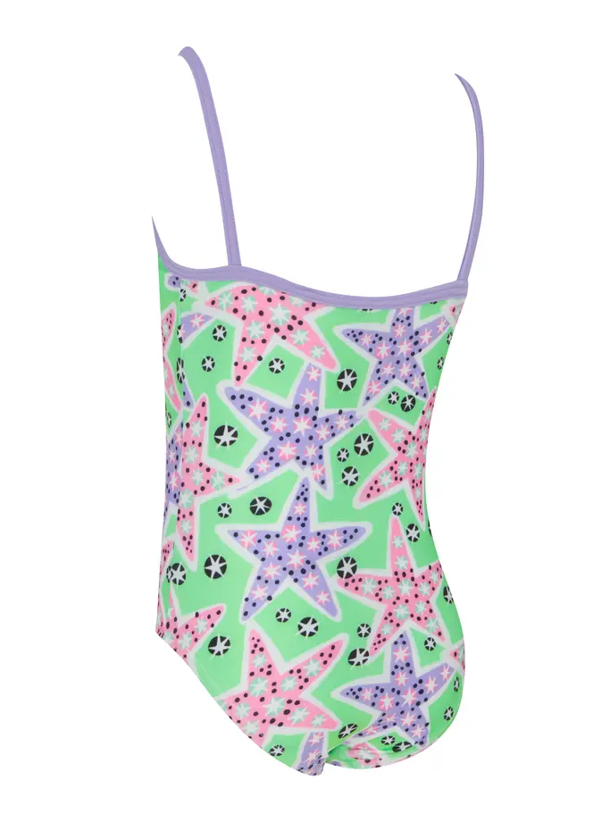 Clearance, view full size image of Front view of Product detail - Aster Mint Classicback Swimsuit ASMN