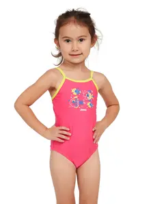 Display front view 1 of Product detail - Girls Lolly Fish Classicback Swimsuit LLFS