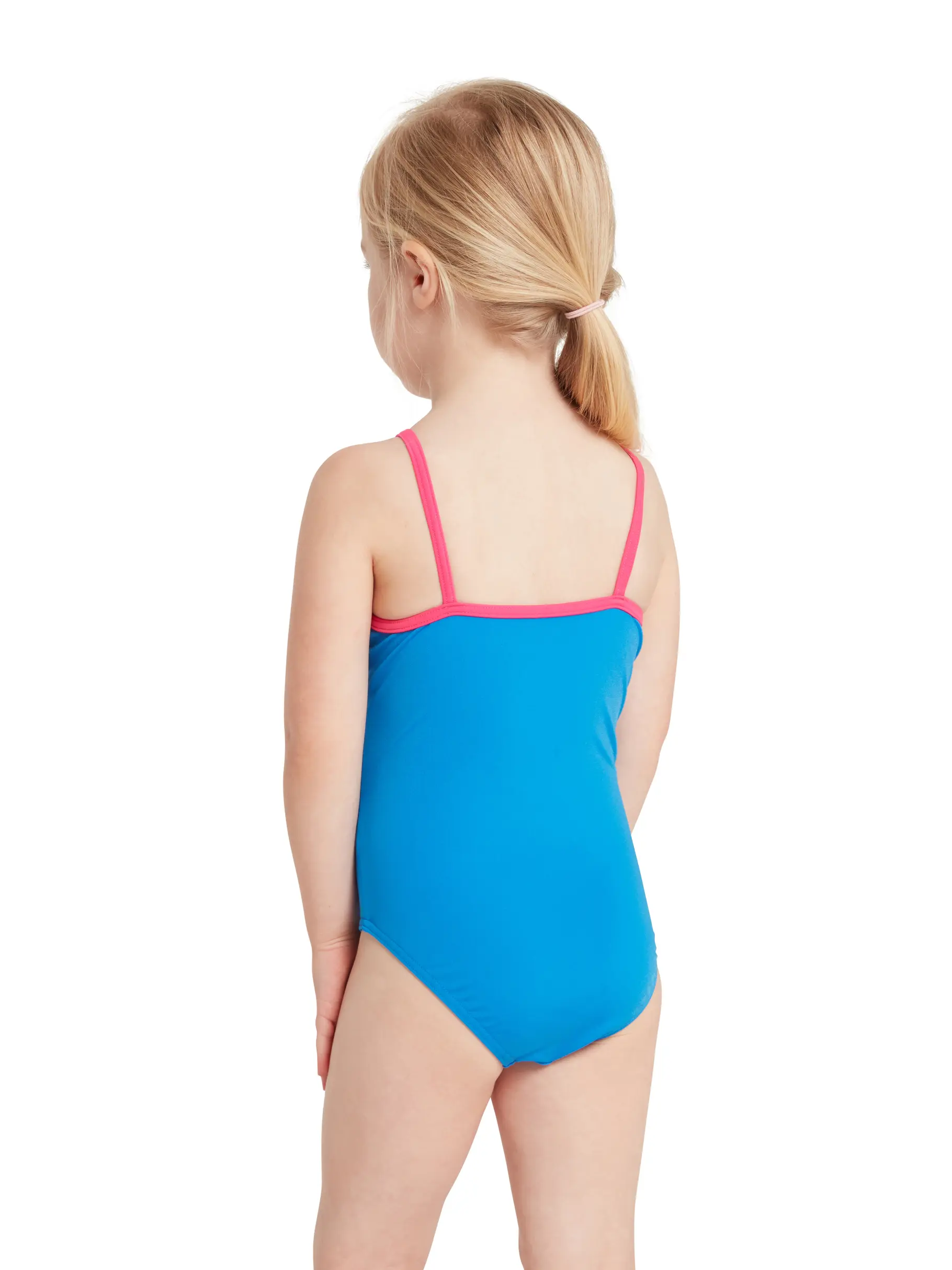 Sale, view full size image of Front view of Product detail - Girls Little Dino Classicback Swimsuit LTDN