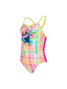 Display front view 7 of Product detail - Girls Checky Crossback Swimsuit CHEC