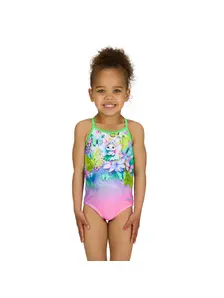 Display front view 2 of Product detail - Girls Fairy Bunny Crossback Swimsuit FABU