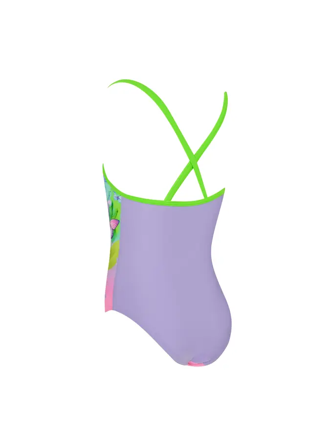 Sale,Clearance, view full size image of Front view of Product detail - Girls Fairy Bunny Crossback Swimsuit FABU