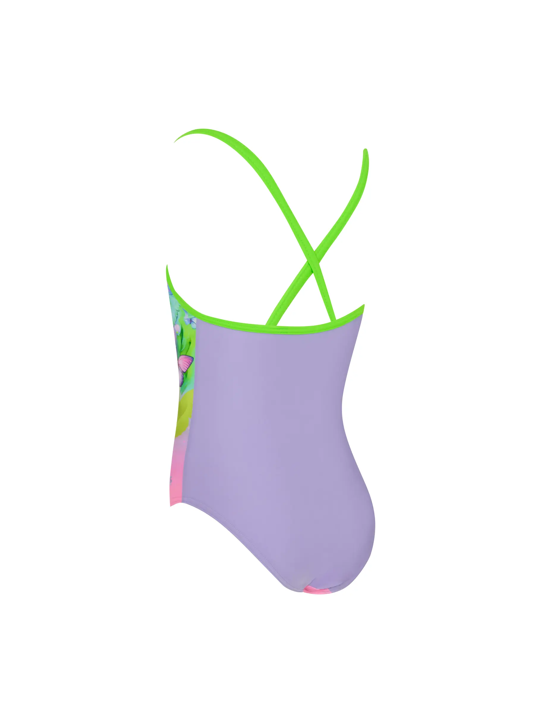 , view full size image of Front view of Product detail - Girls Fairy Bunny Crossback Swimsuit FABU