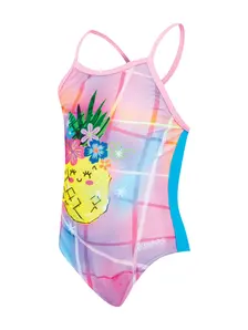 Display front view 1 of Product detail - Girls Pine Time Crossback One Piece Swimsuit PNTM
