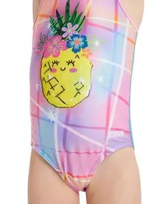 Display front view 5 of Product detail - Girls Pine Time Crossback One Piece Swimsuit PNTM