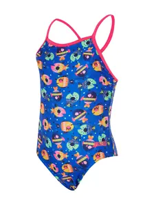 Display front view 4 of Product detail - Girls Lolly Fish Texback Swimsuit LLFS
