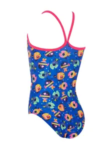 Display front view 5 of Product detail - Girls Lolly Fish Texback Swimsuit LLFS
