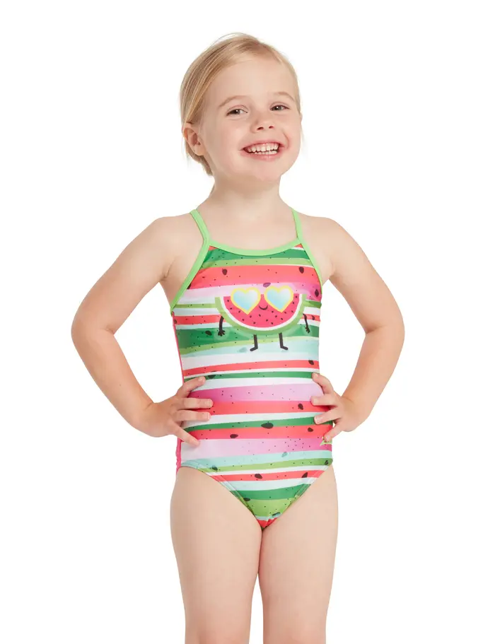 Melon Smile Tex Back Swimsuit