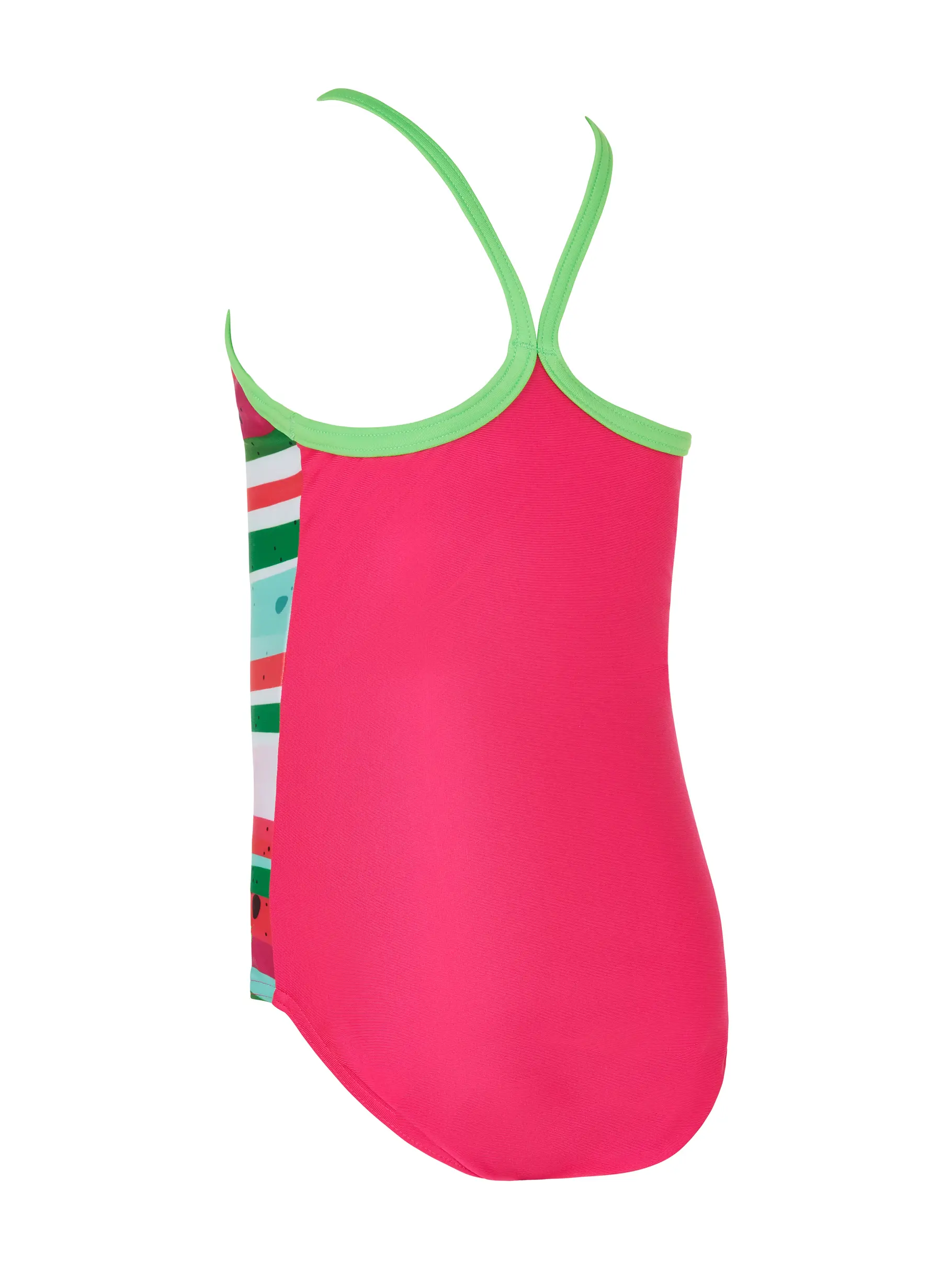 , view full size image of Front view of Product detail - Girls Melon Smile Tex Back Swimsuit MLSM