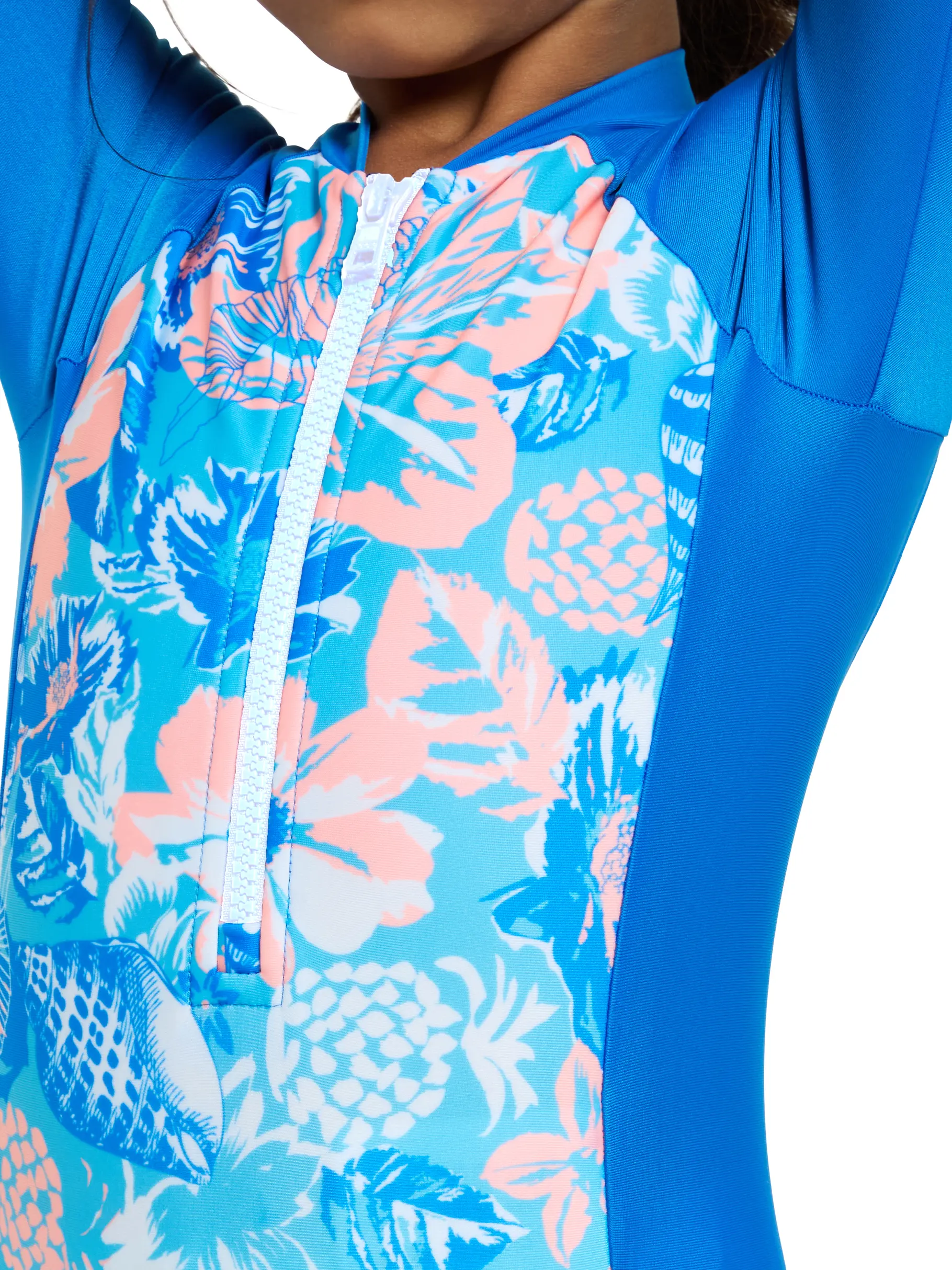 Sale,Clearance, view full size image of Front view of Product detail - Girls Bahia Paddle Suit BAHI