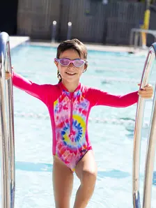 Display front view 5 of Product detail - Girls Twister Paddle Suit TWIS