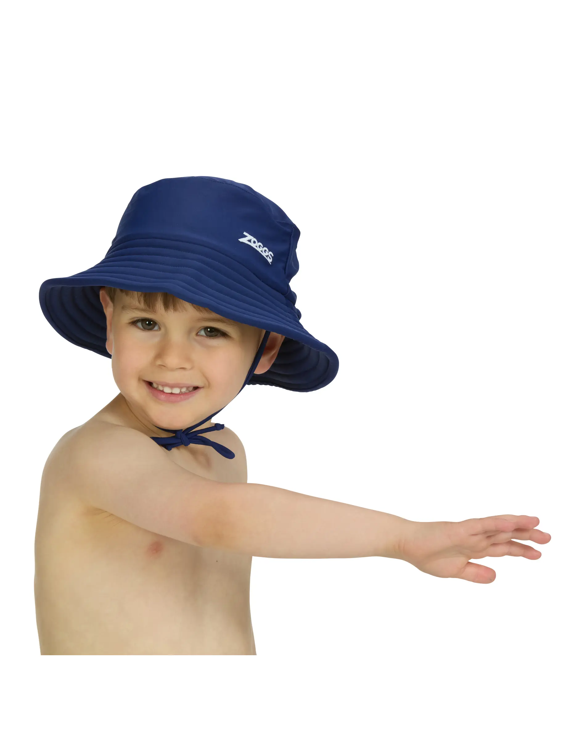 New, view full size image of Front view of Product detail - Pacific Bucket Hat navy