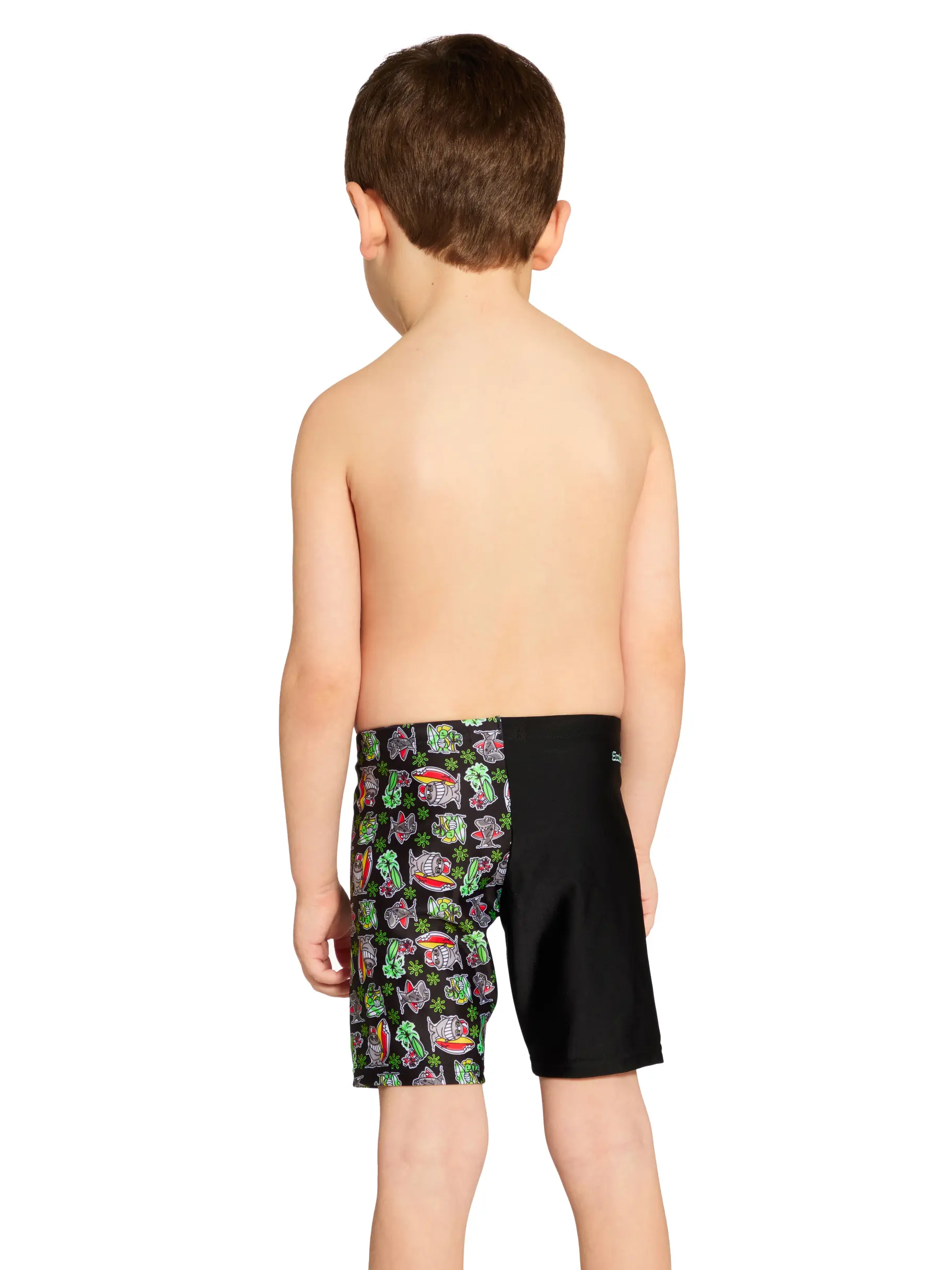 Sale,Clearance, view full size image of Front view of Product detail - Boys Finzilla Midi Jammer FINZ