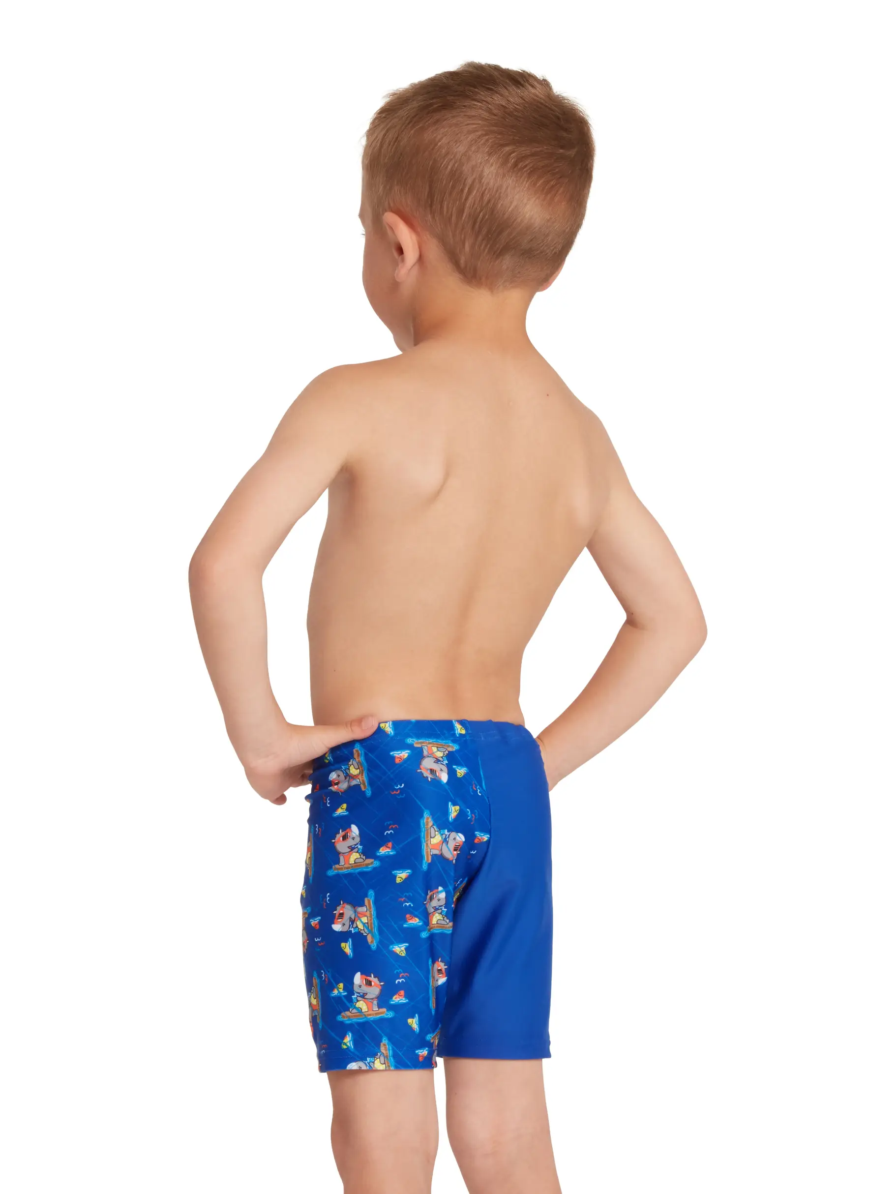 , view full size image of Front view of Product detail - Boys Hippo Midi Jammer HIPO