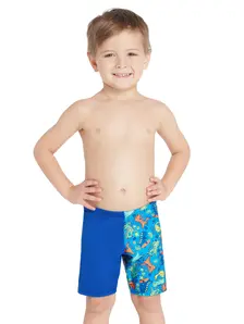 Display front view 2 of Product detail - Boys Dinosaur Skaters Print Midi Jammer SKAT