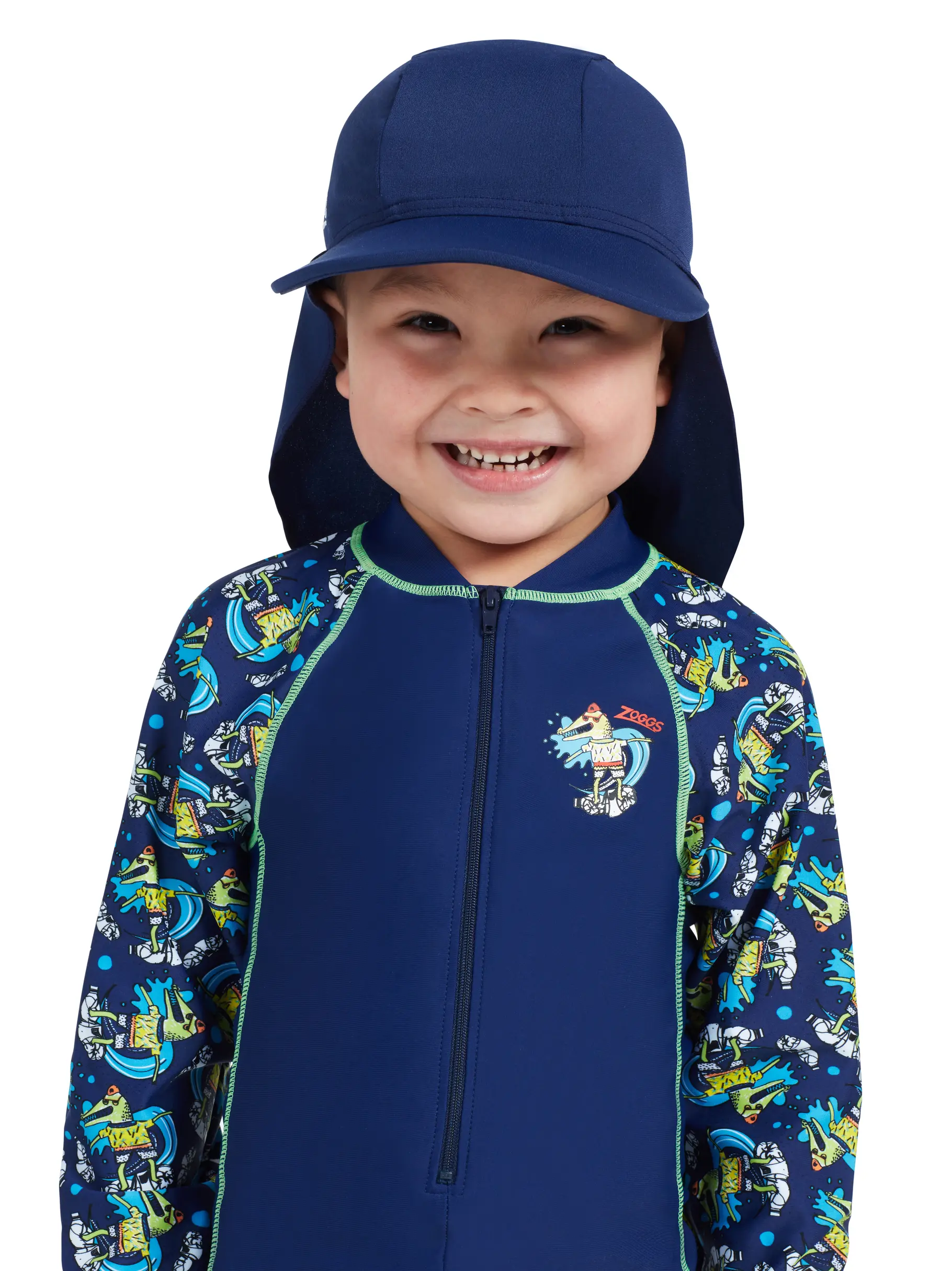 , view full size image of Front view of Product detail - Kids Sun Hat NVEM