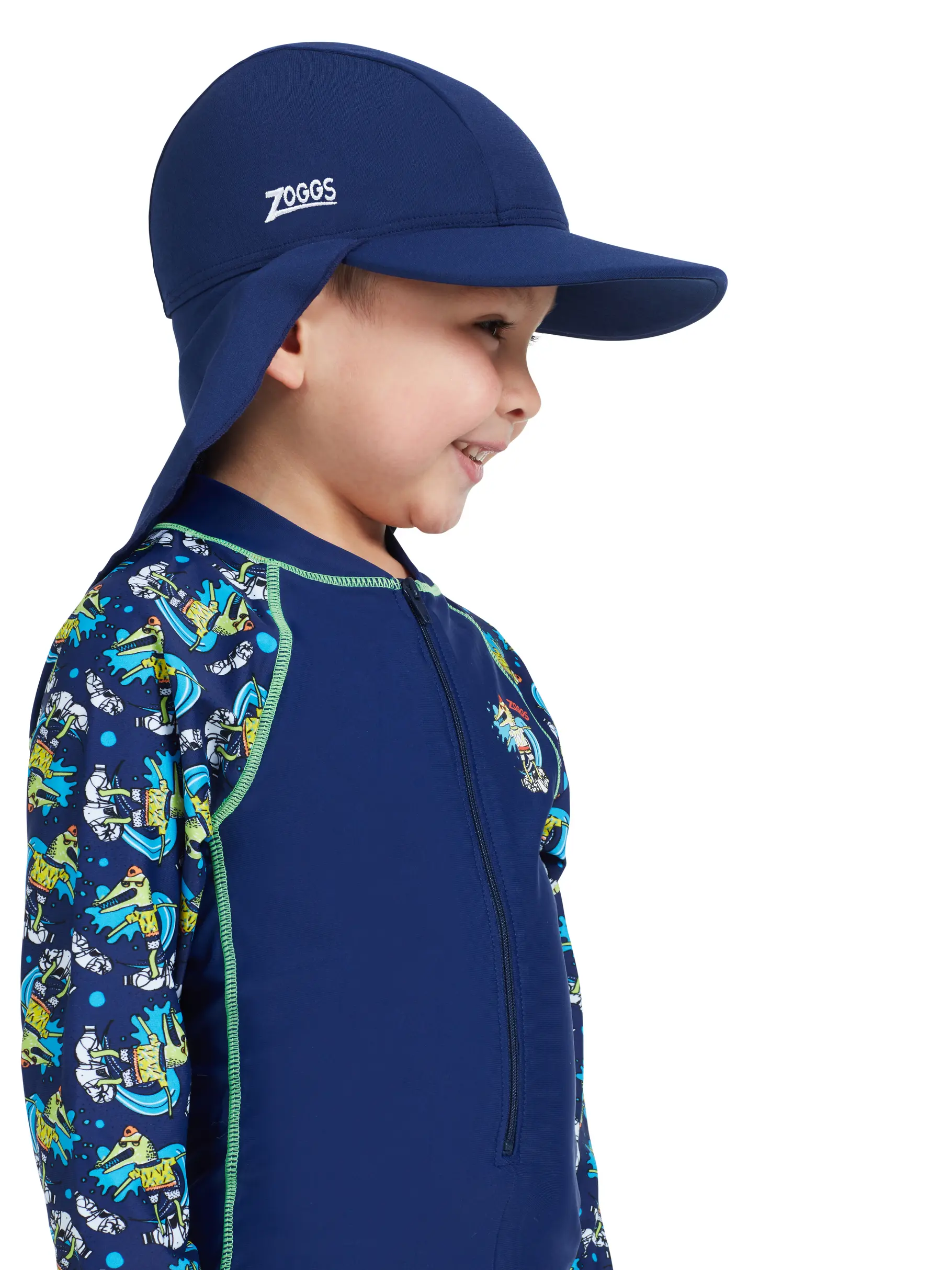 , view full size image of Front view of Product detail - Kids Sun Hat NVEM